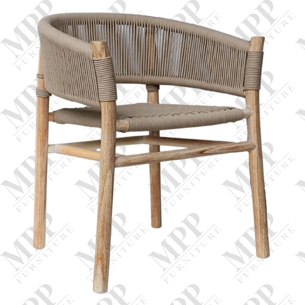 Teak and Rope Outdoor Furniture by Teak Furniture Factory Indonesia
