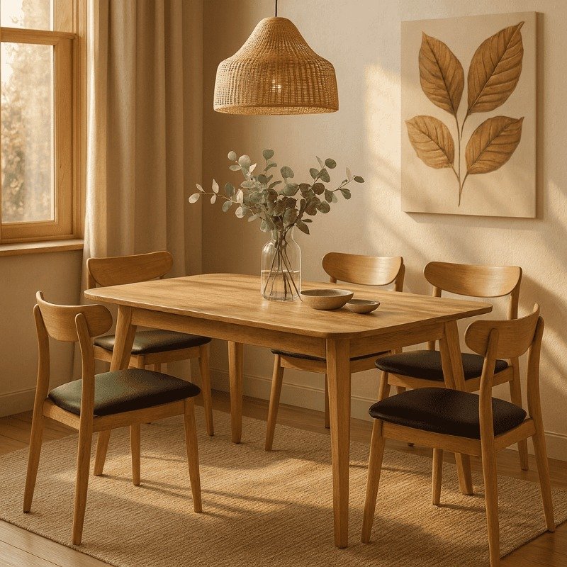 Rectangular Dining Table 6 seat