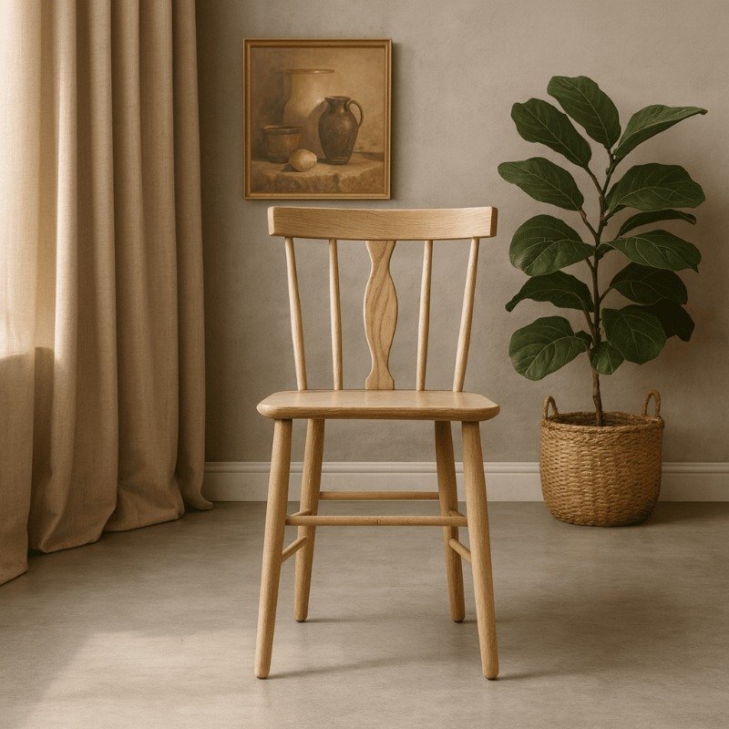 Solid Wood Dining Chair ladder back sungkai chair made by Indonesian furniture suppliers