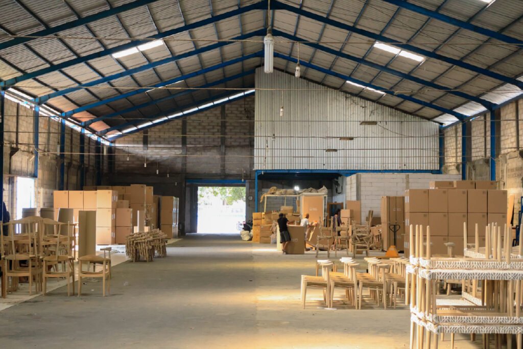 Teak Furniture Indonesia Factory's Warehouse