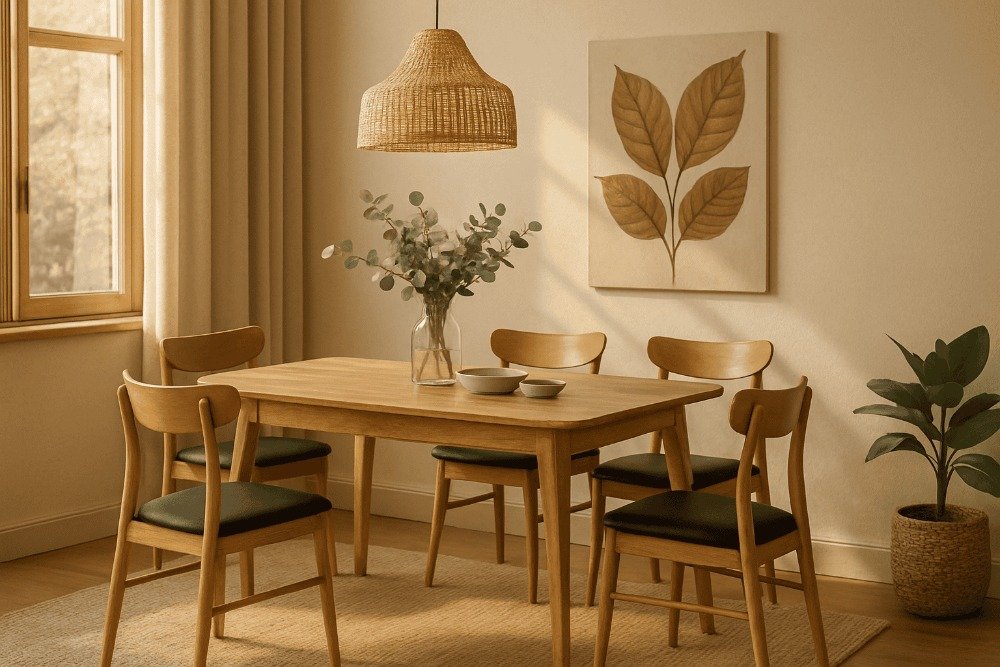 Sungkai dining Furniture Set, Sungkai Wood Furniture