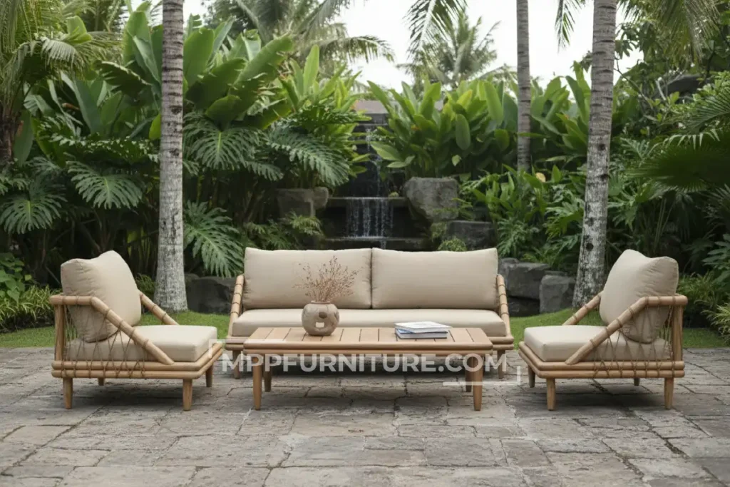 Sungkai wood furniture, wood for outdoor furniture (patio furniture indonesia) by MPP Furniture