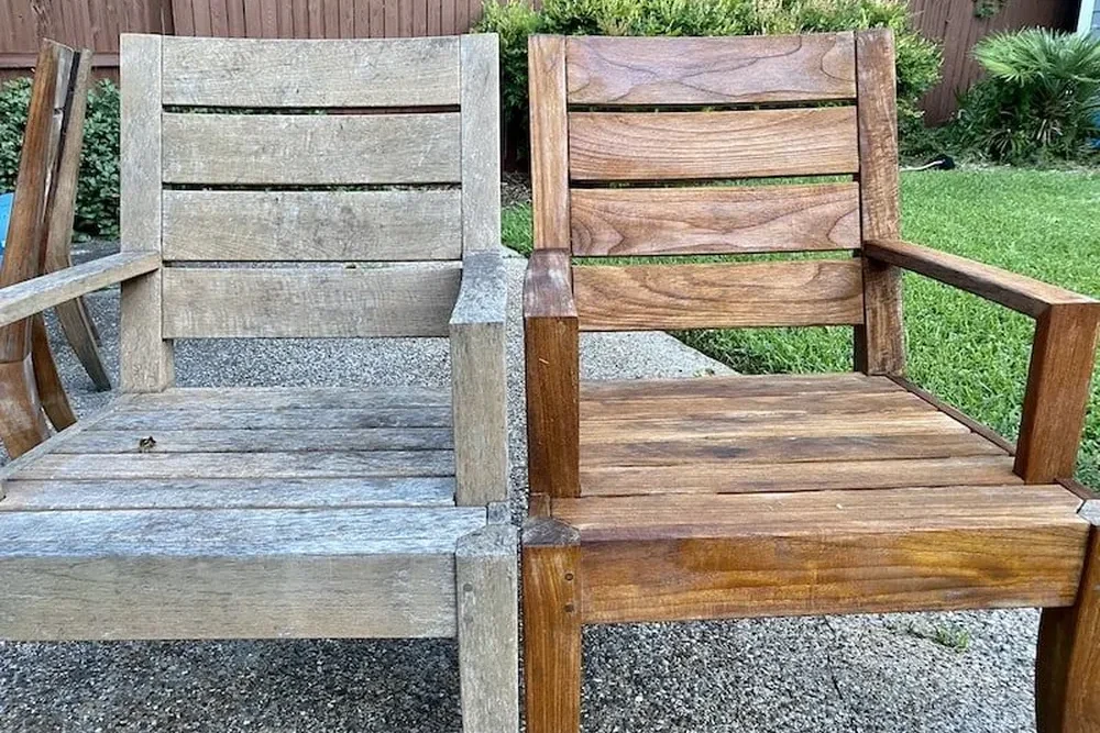 how teak furniture age weathered indoor teak furnishing comparison