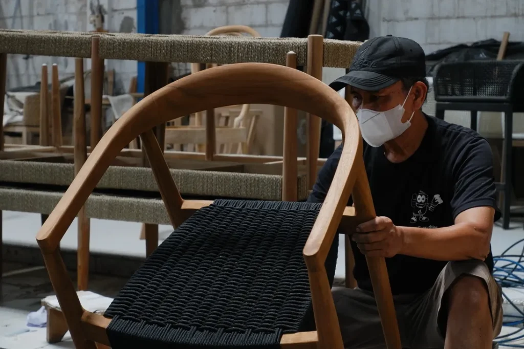 teak furniture indonesia factory assembly process mpp furniture