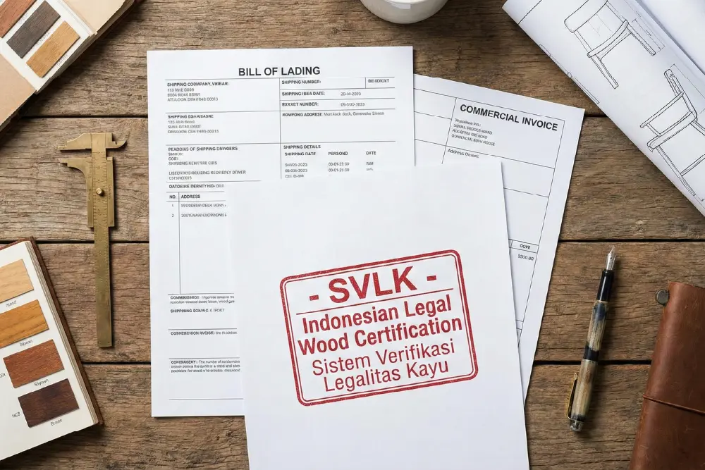 All of the necessary document when import furniture from indonesia
