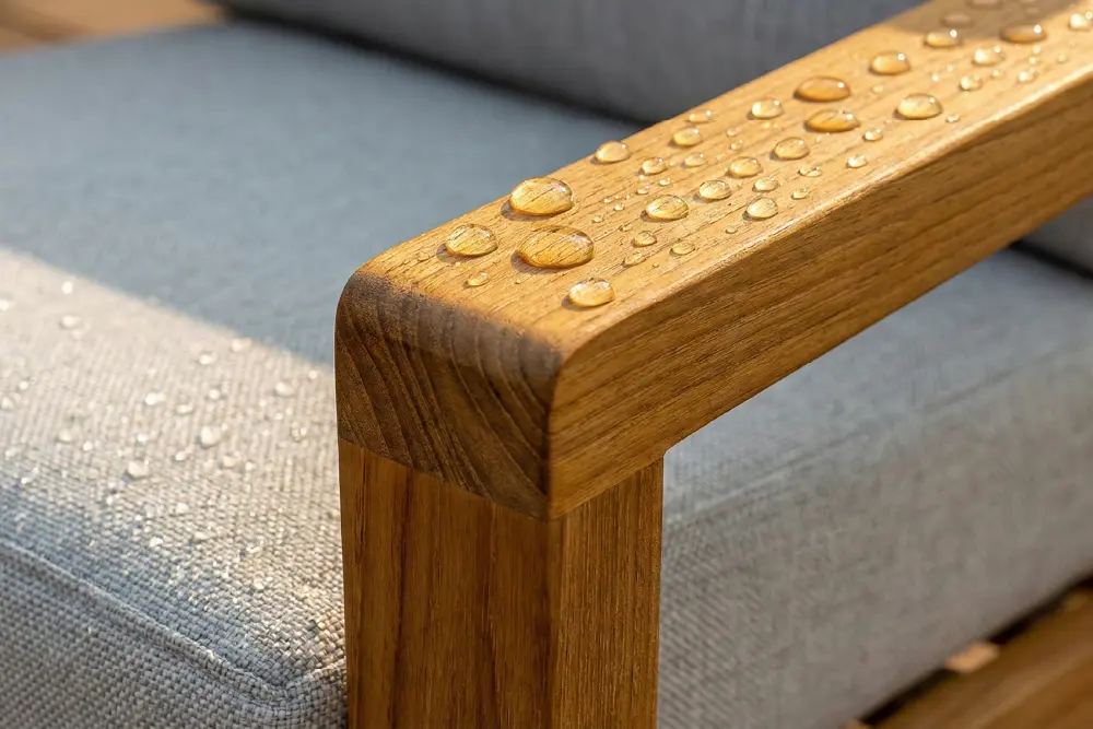 Teak water repelant properties of indonesian teak patio furniture