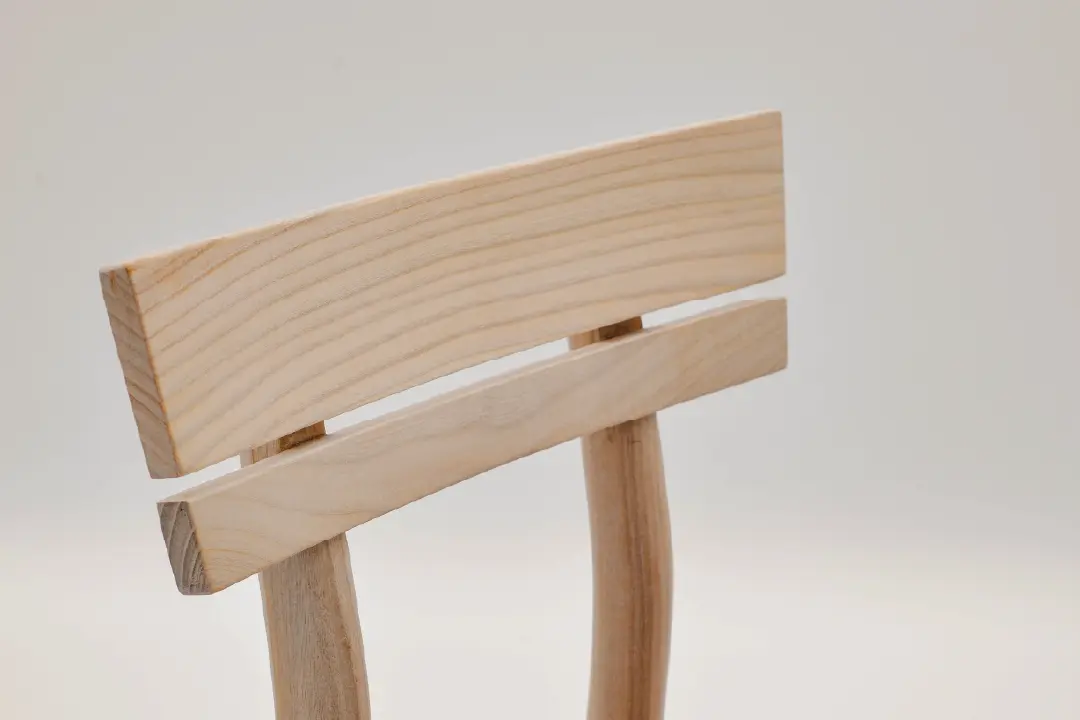 Chair backrest made out of sungkai wood