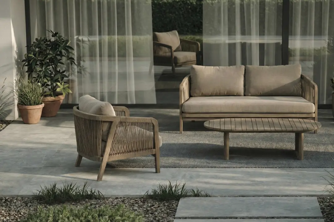 Rimini set from MPP Furniture as patio furniture manufacturer