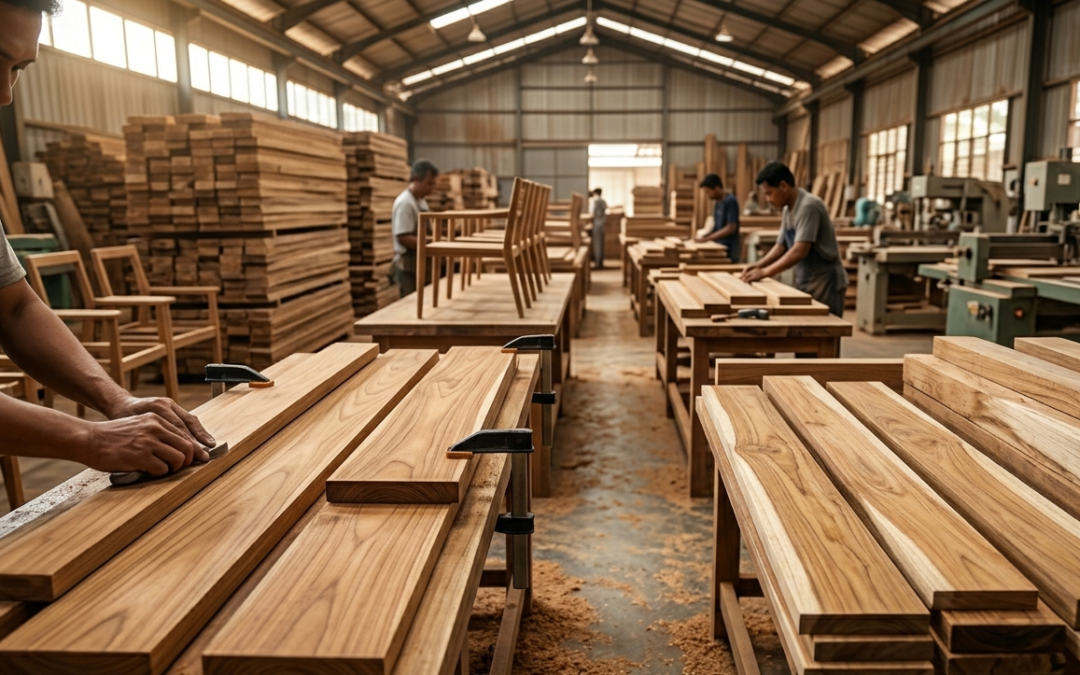 Teak Grade A vs B: What Global Furniture Buyers Must Know Before Ordering Indonesian Teak Furniture