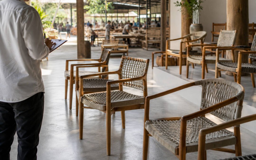 How to Order Teak Garden Furniture in Bulk from Indonesia