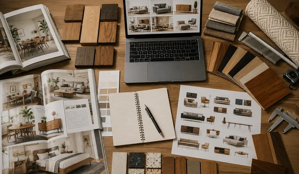 Indoor furniture assortment planning for retailers building a balanced product collection