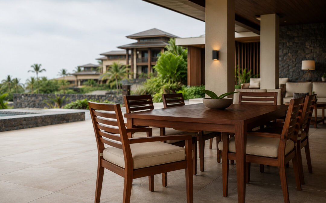 How to Choose an Indonesian OEM Mahogany Outdoor Furniture Manufacturer