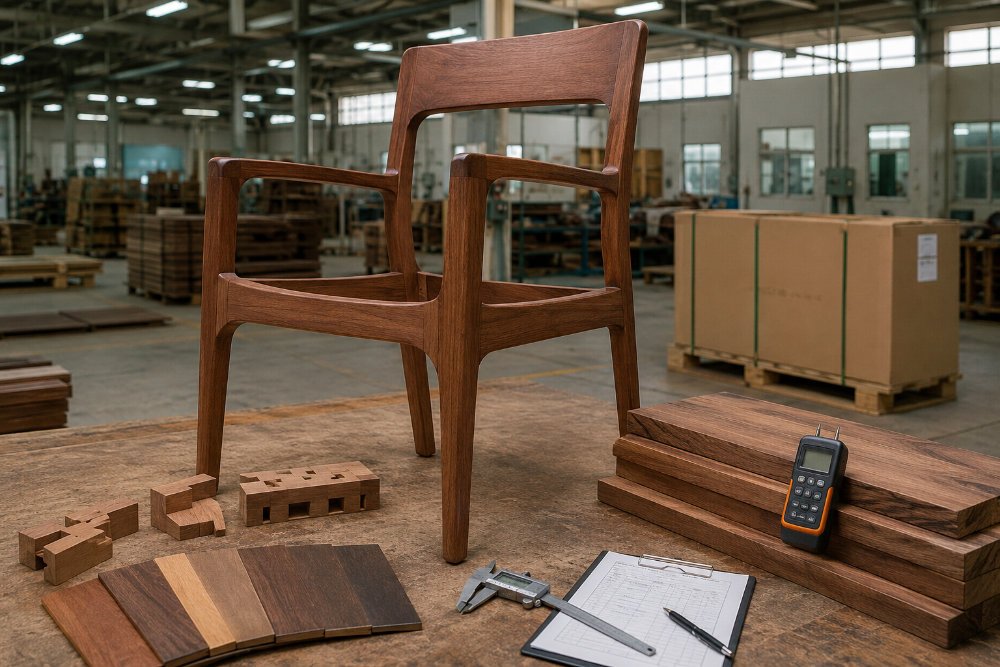 Mahogany furniture quality control beyond timber certification requirements