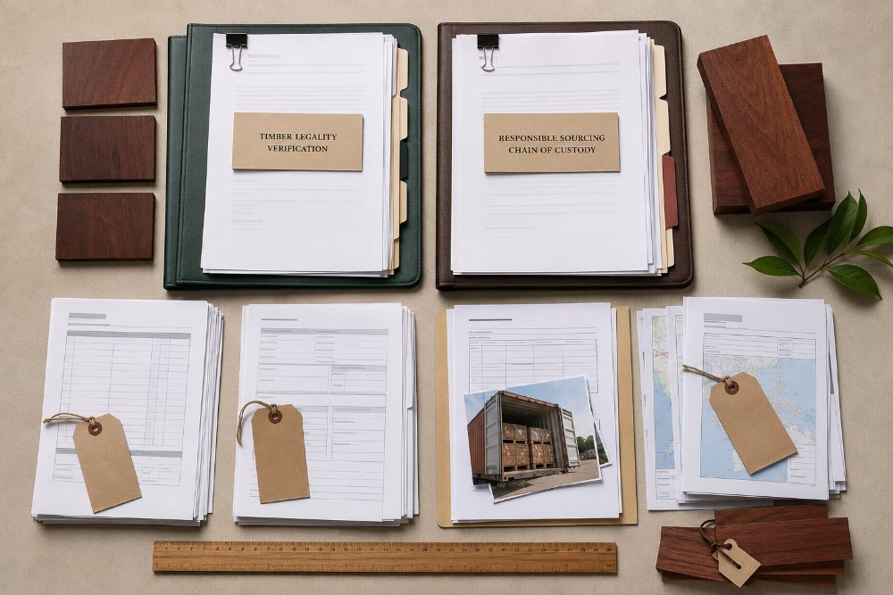 SVLK and FSC document comparison for Indonesian furniture sourcing