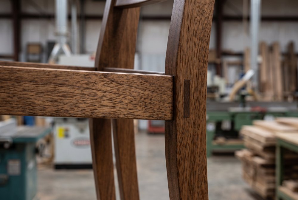 mindi wood dining chair mortise and tenon joint