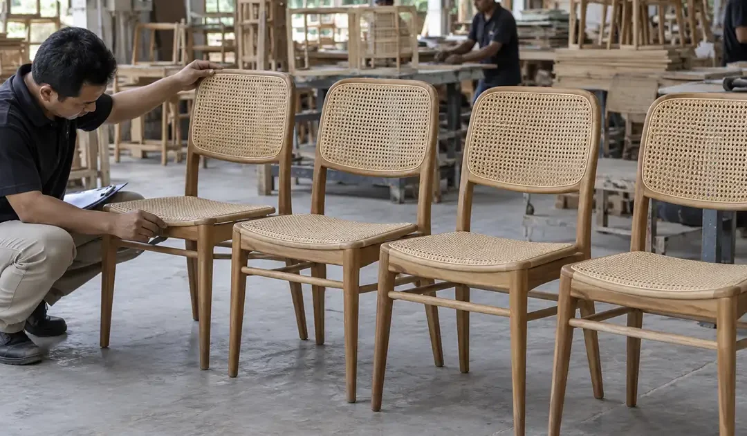 Wood and Rattan Dining Chairs: What Retail Buyers Should Check in Construction Before Bulk Production