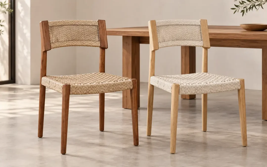 How to Choose the Right Solid Wood and Rattan Combination for Indoor Dining Chairs