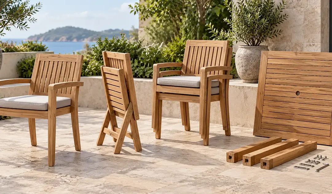 Teak Garden Furniture: Fixed, Folding, Stackable, or Knock-Down?